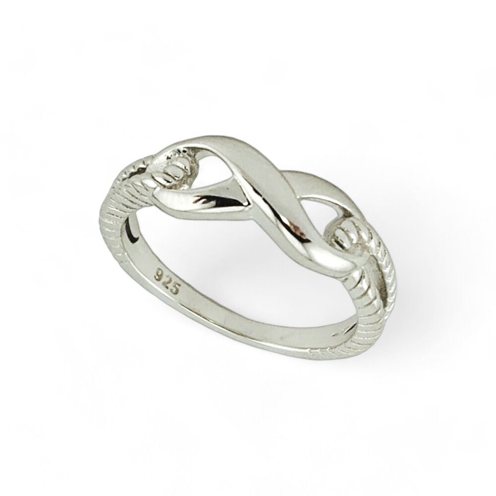 Sterling Silver 925 Infinity Ring